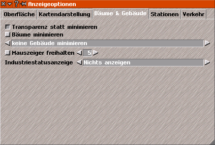 Dialog Anzeigeeinstellungen